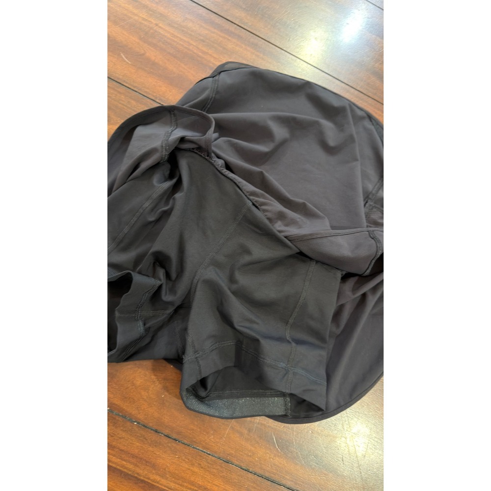 Lululemon Black Athletic Skort with Mesh Trim and Built-in Shorts Size 4 - Picture 10 of 16